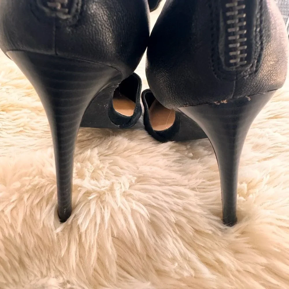 Joe's Jeans Black Suede Heels